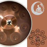 Terré Handpan Moon Cis Ziska 432Hz