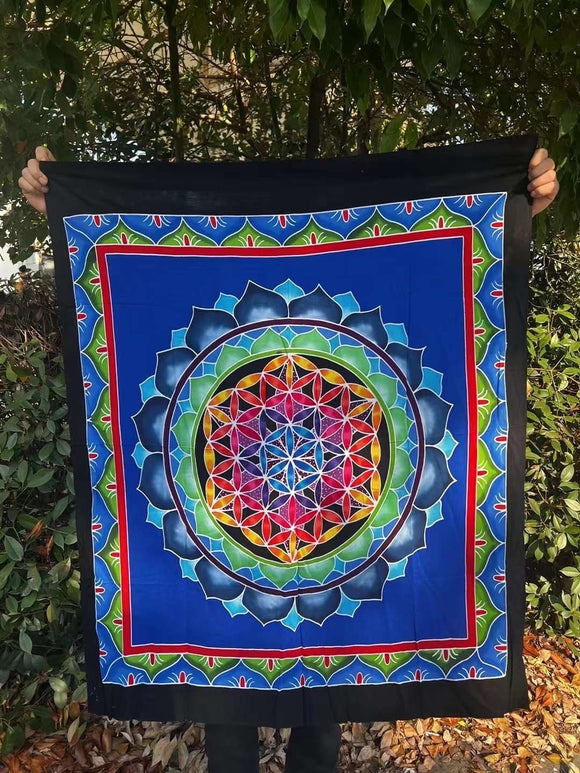Versatile Tie Dye Sarong Tapestry: 36