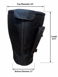 Djembe bag , double layer, Height: 26", Top Dia: 16"