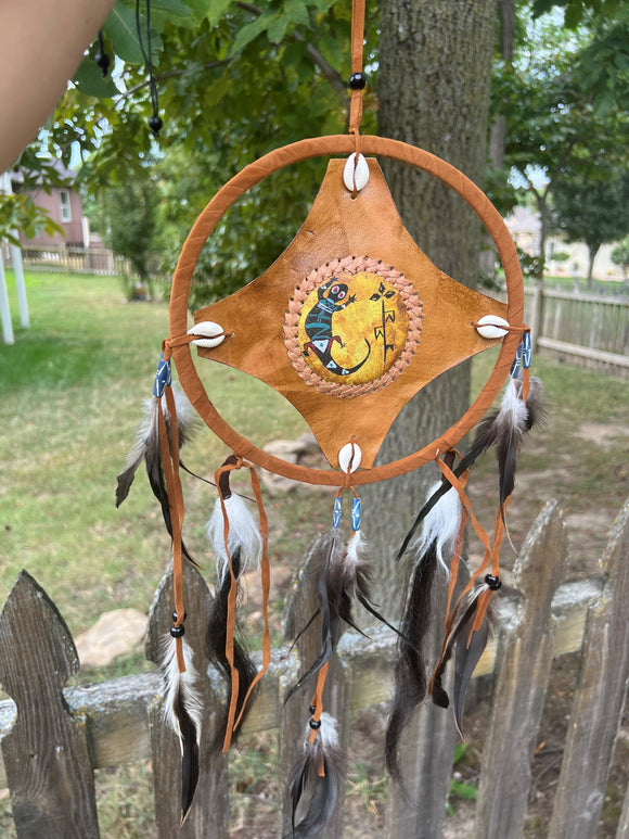 Handmade Brown Reptile Dream Catcher: 26