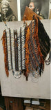 Vibrant Indian Beaded Breast Chest Plate: 20-Inch in Five Colors