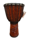 Djembe Standard Dragon, 24" tall, 10-11" head