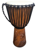 Djembe Standard Dragon, 26" tall, 12-13" head