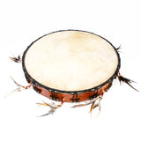 Shamandrum Frame drum goat skin, round, decorative 10 13 16 inch Diameter