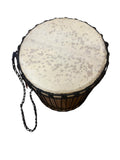 Dundun made of Bamboo 20"x16" Cow skin with Hair, stick include