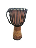 Djembe Beginner carved, 24" tall, 9-10.5" head