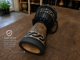 Djembe Standard Linecarv, 16" tall,  8" head, NK047