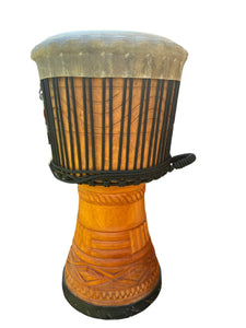 New Djembe Master Guinea, 24" tall, 11.5-12" head,