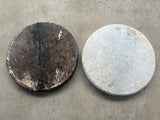 Shaman Drum Made of Goat Skin with Hair - Viking Leather Style 20" - 30% off Missing some hair