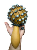 Natural Squash Percussion Chekere with Seed Net