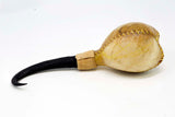 Terré Shamanshaker Handmade from Chamois Antler and Goat Skin with Feather Totem – Native Style in Sizes S & L Two sounds  Ocean or Rain