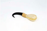 Terré Shamanshaker Handmade from Chamois Antler and Goat Skin with Feather Totem – Native Style in Sizes S & L Two sounds  Ocean or Rain