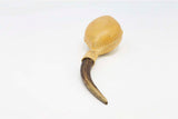 Terré Shamanshaker Handmade from Deer Antler and Cowhide with Feather Totem – Traditional Native Style in S, M & L Sizes, Two sounds  Ocean or Rain