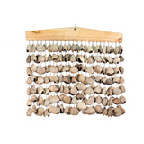 Terre Exotic Bar Chimes with 7 Rows of 24 Natural Nuts – Pangi, Juju, Chacha, Pala Options – Soothing Percussion Instrument