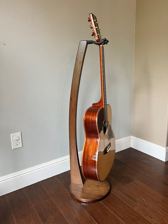 Bamboo Guitar Stand Display Rack for one instrument