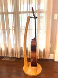 Bamboo Guitar Stand Display Rack for one instrument