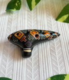 Terre Ceramic Ocarina from Chile, 5 Styles, Handmade Musical Instrument