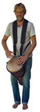 Djembe belt Deluxe schwarz, Djembe Backpack