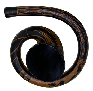 Didgeridoo, Baked wood Didgehorn Maori Dis, 15"