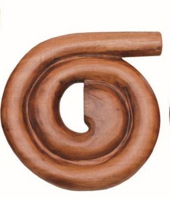 Didgeridoo, Didghorn Mahagoni, spiral, 12