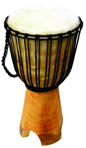 Djembe Standard oilfinish cutout, 24" tall, 10-11" head