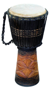 Djembe Afrika, 24" tall, 10,5-11" head