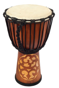 Djembe Standard linecarv, 20" tall, 10" head, NK150