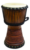 New Djembe Master Mali Style carv, 24" tall, 12" head