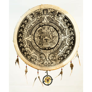 Shaman drum Maya goat 16 inch