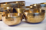 Singing Bowl Handmade Meditation Healing Bowl With Mallet and felt Made of Brass-Bronze(5.5 inch)